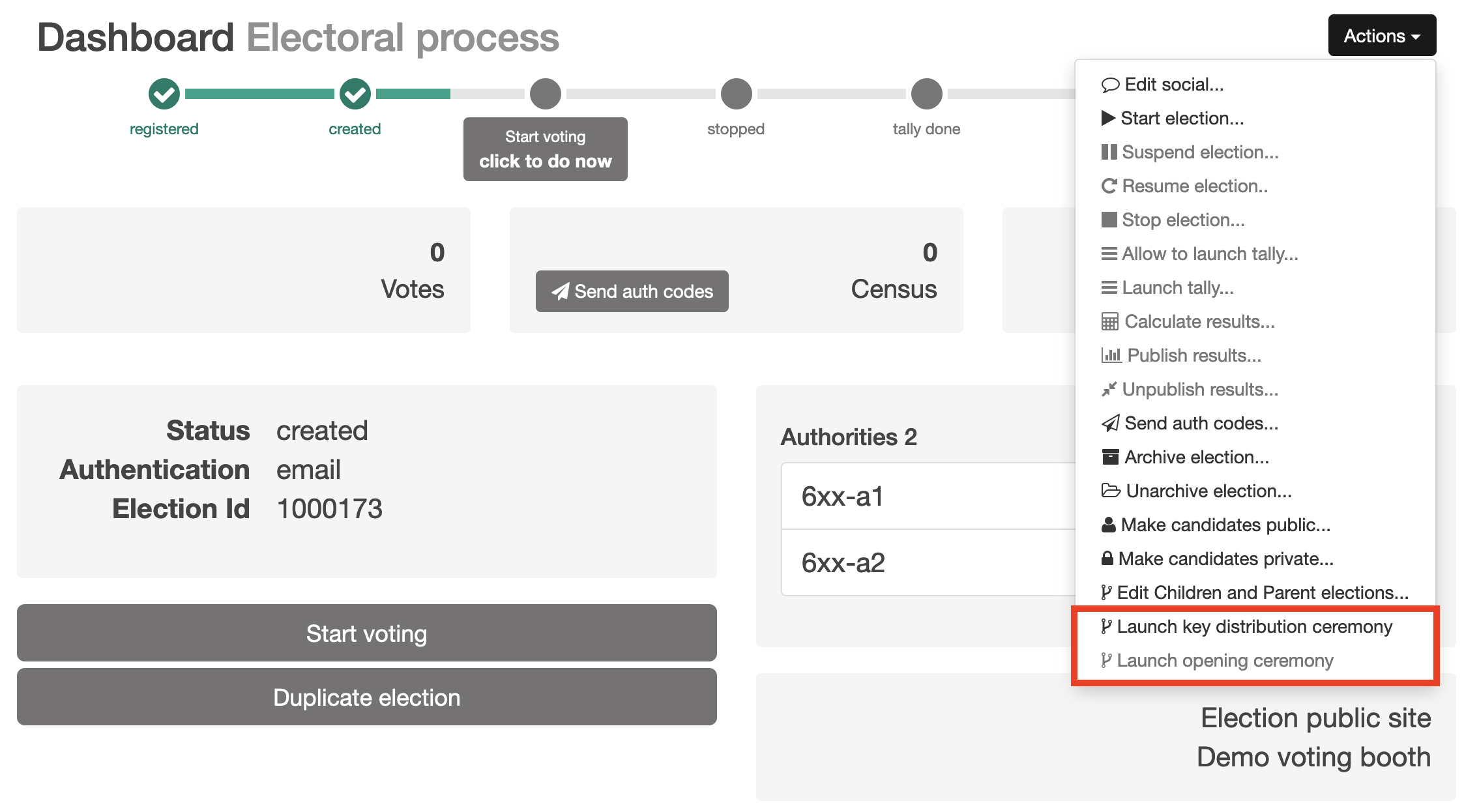 Elections and Questions