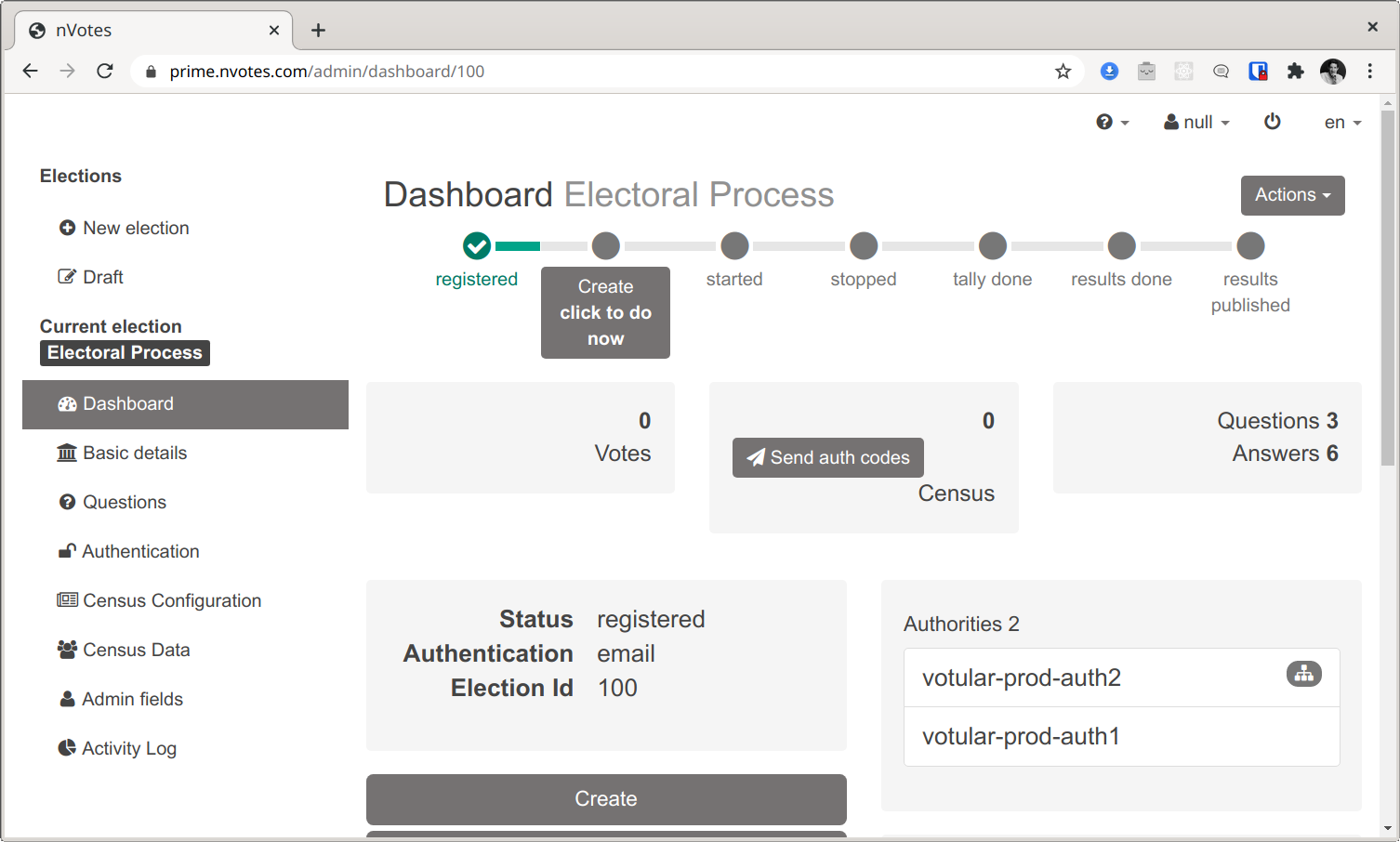 Parent Election Dashboard